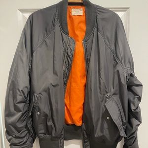 Fear of god. FOG, grey XL bomber